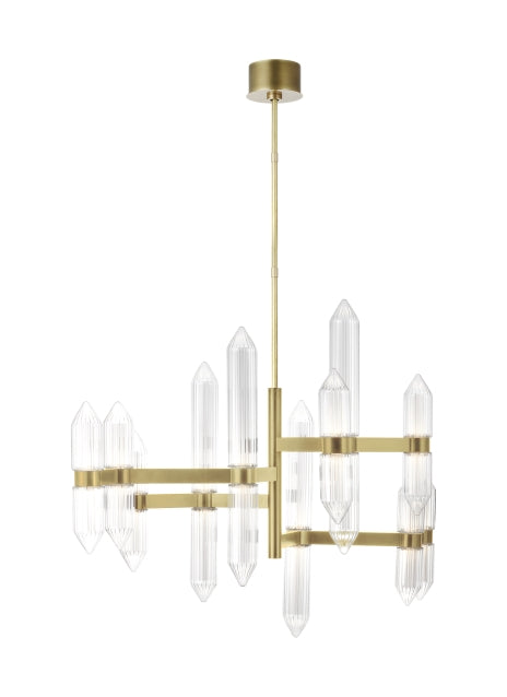 Langston Chandelier Medium | Visual Comfort - Brass Gold