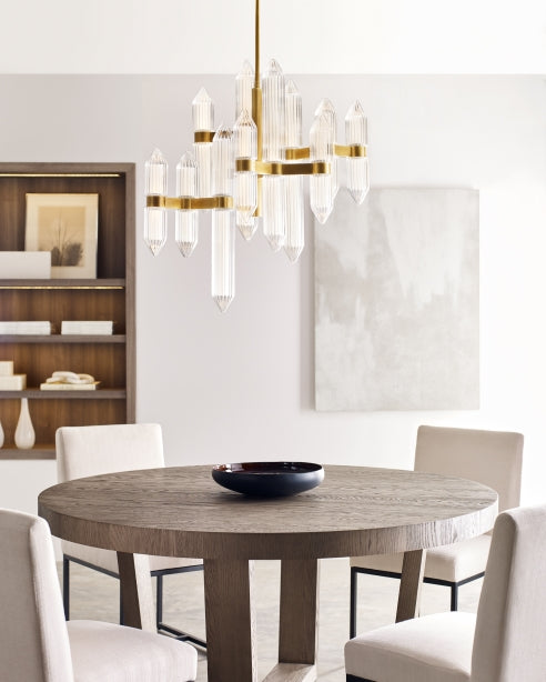 Langston Chandelier Medium | Visual Comfort - Natural Brass