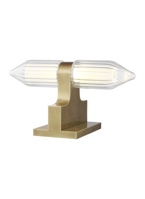 Langston Table Lamp | Modern Lighting - Plated Brass