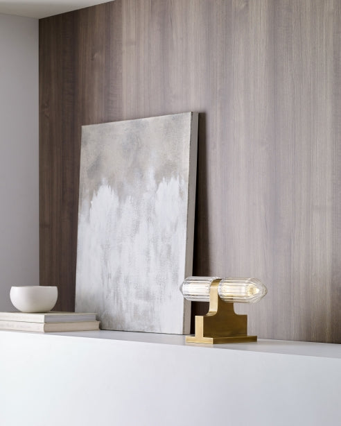 Langston Table Lamp | Modern Decorative Lighting - Brass