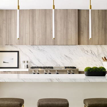 Phobos Brass Pendant Light - Bar Area