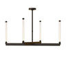 Visual Comfort Phobos 36" Chandelier with Tubular Glass – Integrated LED for Dining & Living Rooms