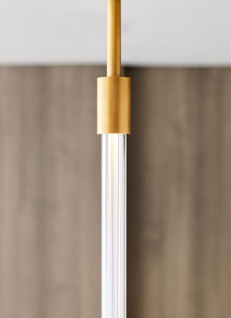 Phobos Pendant Light Natural Brass