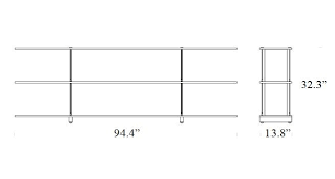 FontanaArte Teso Console Table