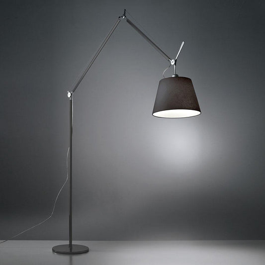 Tolomeo Mega LED Floor with 14-Inch Black Shade by Artemide - OPEN BOX