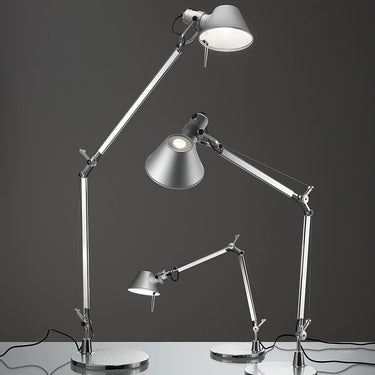 Contemporary Tolomeo Mini LED lamp with dimmable head control, stylish design for bedroom or living room