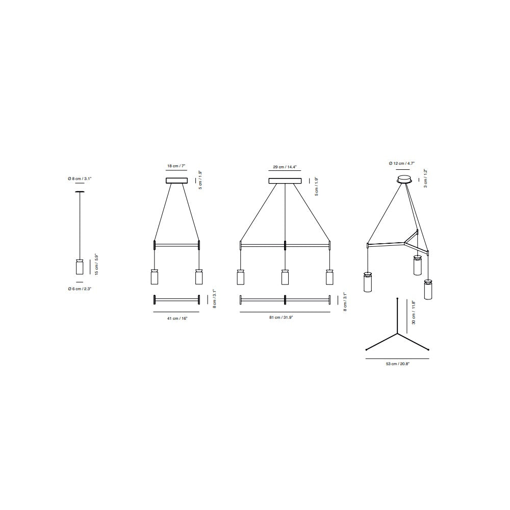 Triana Pendant Light by Carpyen