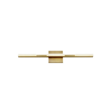 Aged Brass Tris 3-Light by Sean Lavin, shown against white