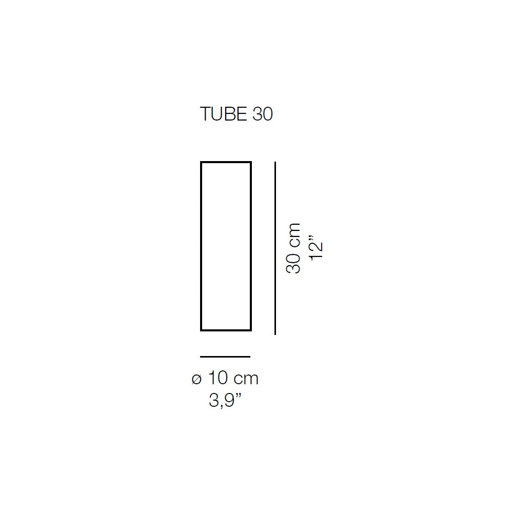 Tube 30 Ceiling Light by Karboxx