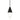Visual Comfort Turret LED pendant (Nightshade Black finish). Conical design with superior illumination.