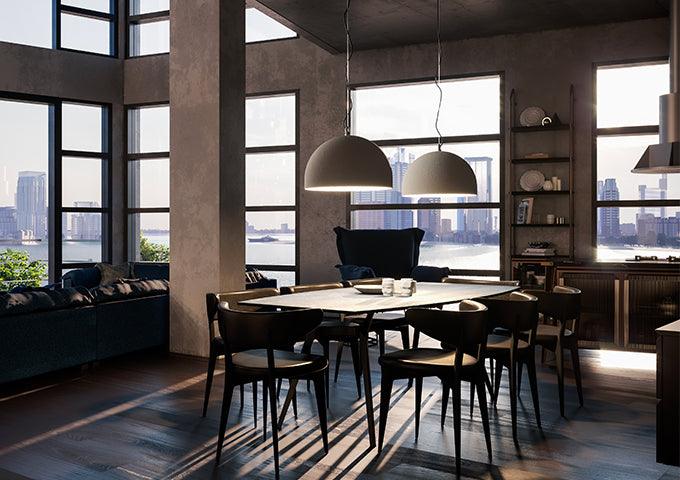 Diesel Living Urban Concrete 60 Suspension Lamp