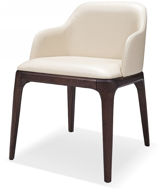 VIG Furniture Modrest Margot Cream Leather Dining Chair