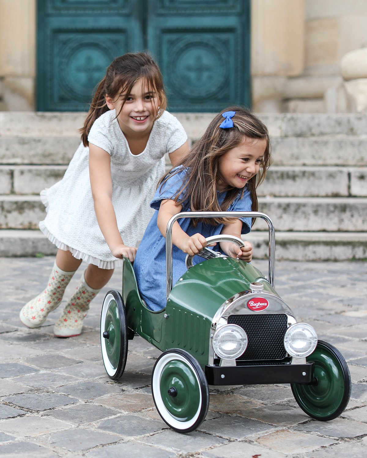 Baghera Ride-On Classic Pedal Car Green