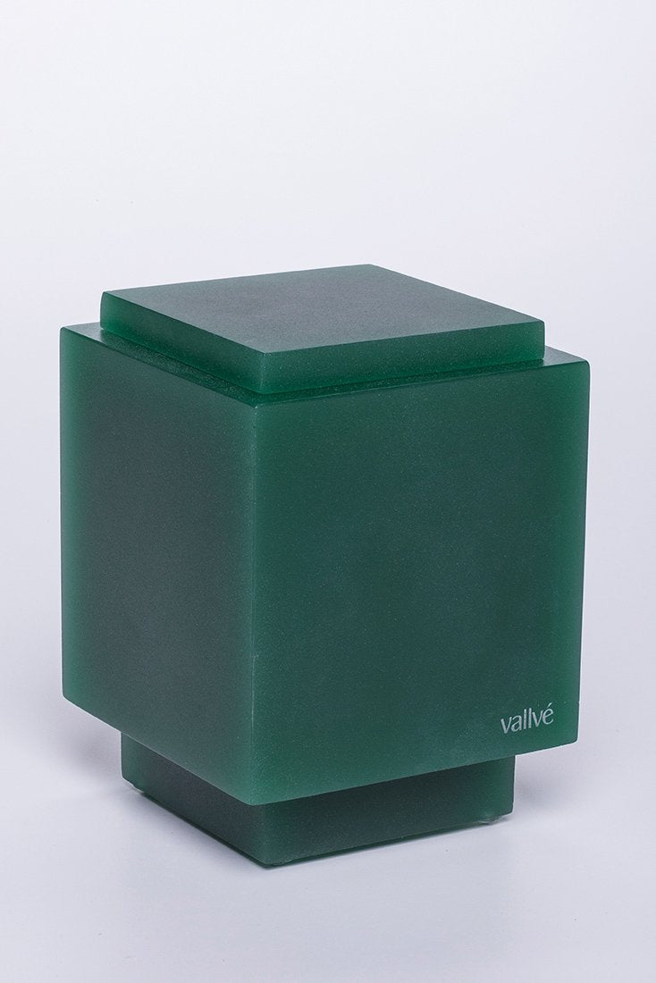 Vallve Swabs Holder Metro Emerald Green