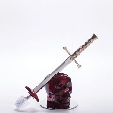 Vallve Toilet Brush Cranium Red
