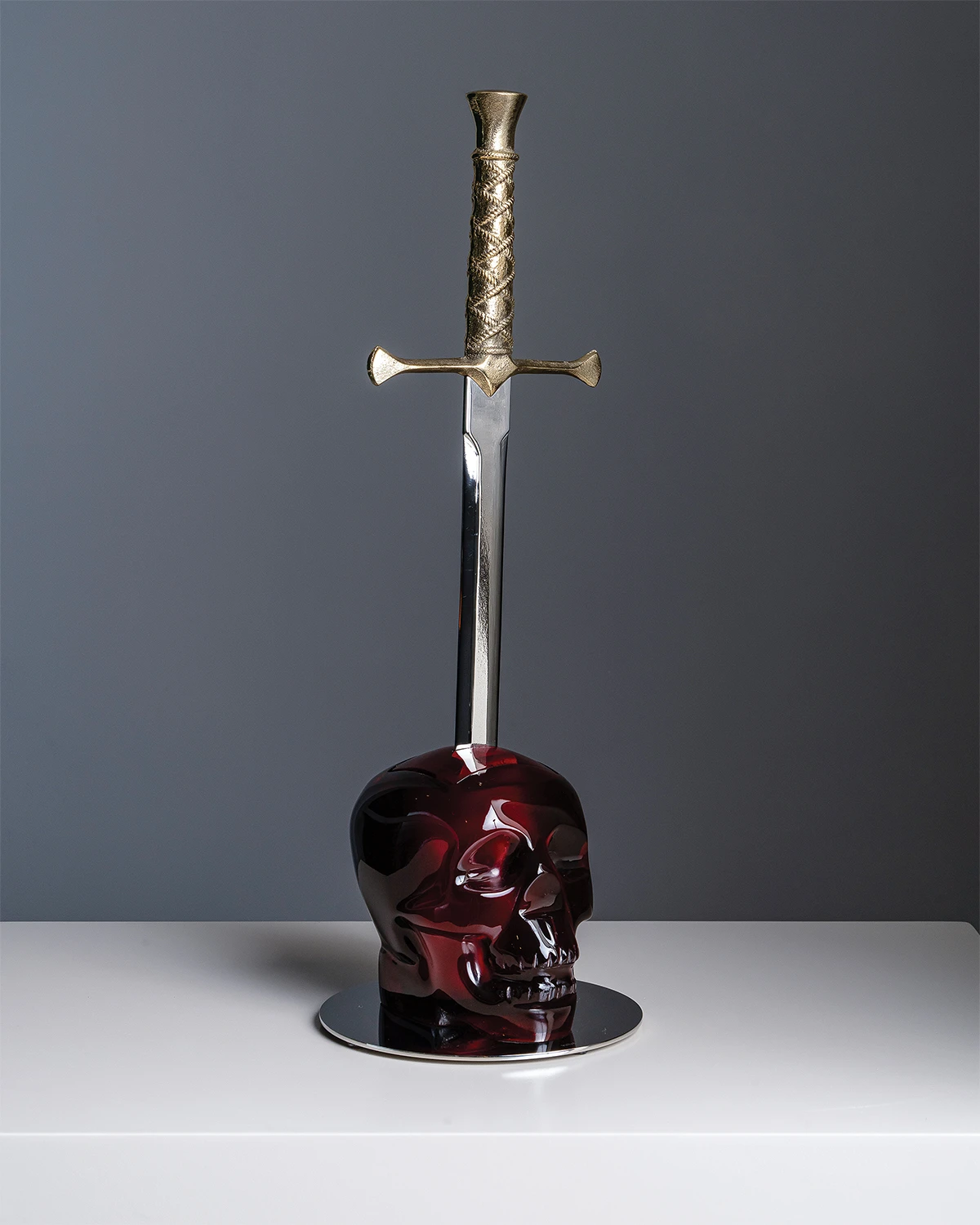 Vallve Toilet Brush Cranium Red