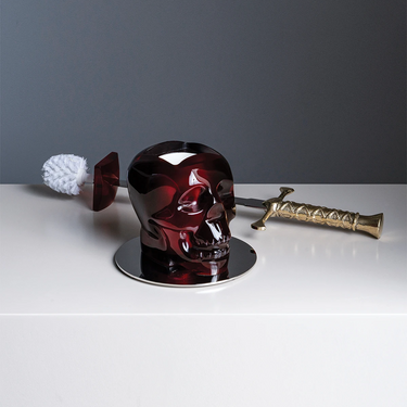 Vallve Toilet Brush Cranium Red