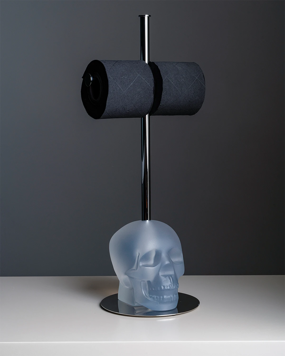 Vallve Toilet Paper Holder Cranium Clear