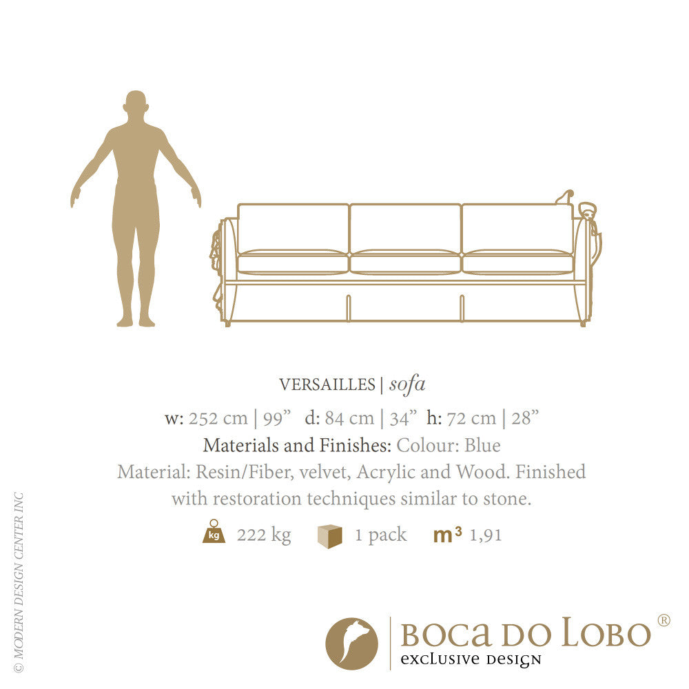 Boca do Lobo Versailles Sofa Limited Edition | Boca do Lobo | LoftModern