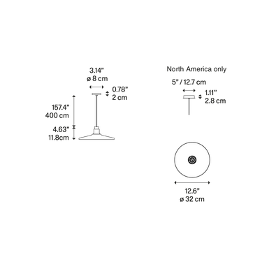 Diesel Living Vinyl Small Pendant