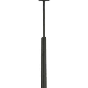 Kelly Wearstler Ebell pendant, dark bronze, commercial office.