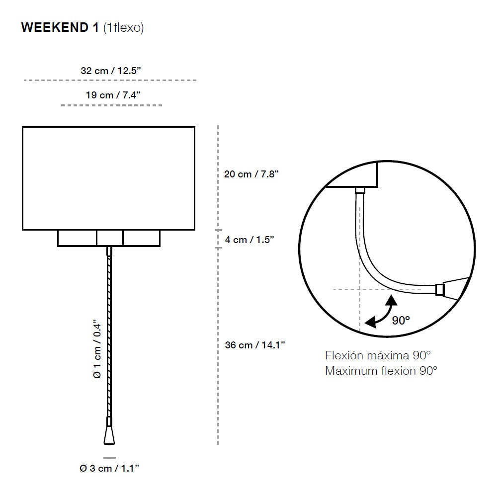Weekend 1 Wall Light by Carpyen