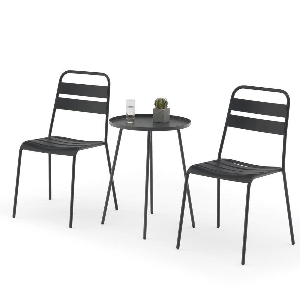 Belle Outdoor Dining Chair - Set of 4 by Whiteline