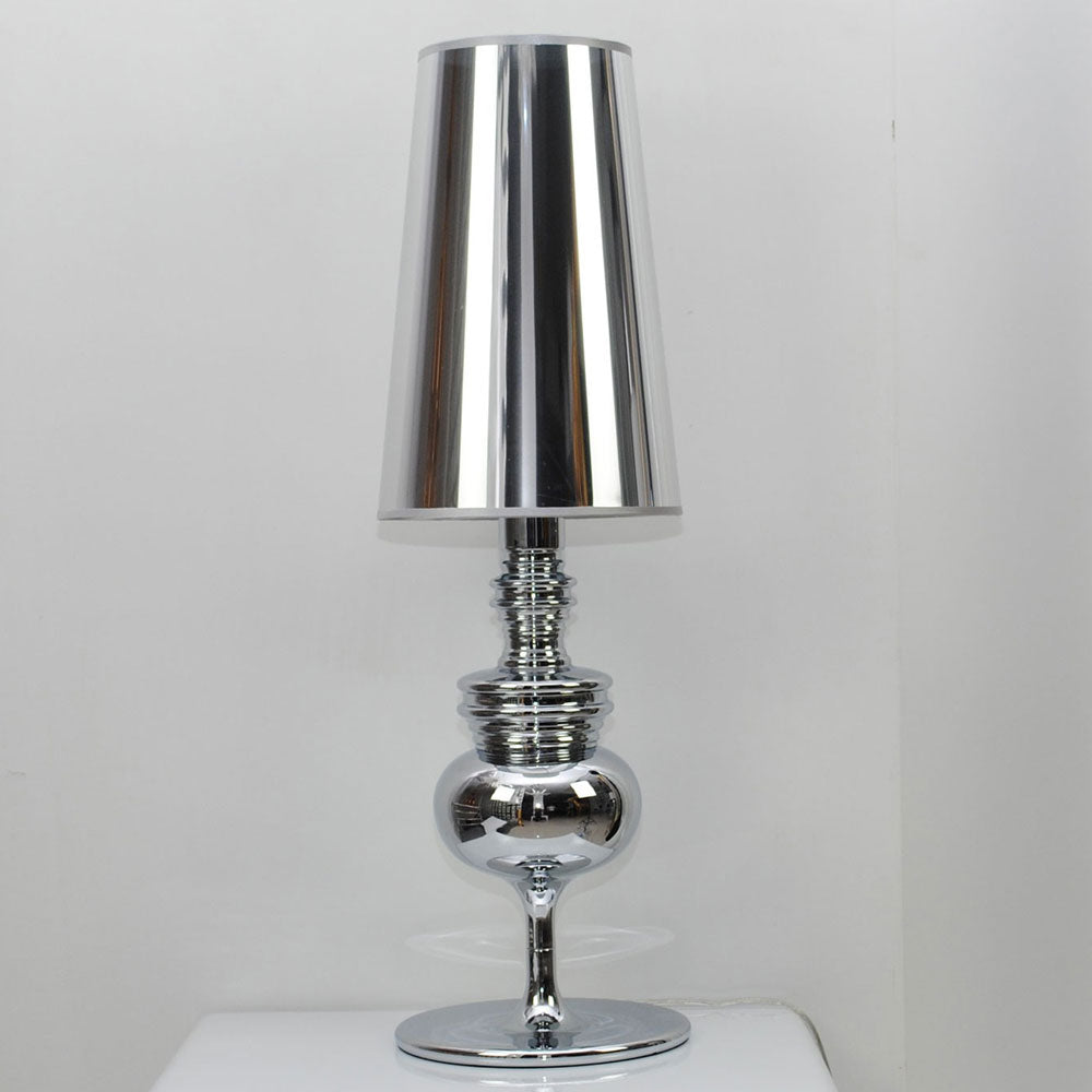 Daniel Table Lamp Silver by Whiteline