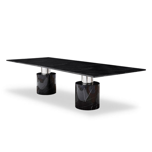 Geneva Dining Table Black by Whiteline