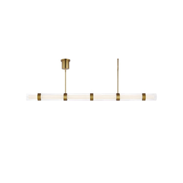 Wit 6 Glass Linear Suspension | Visual Comfort Modern