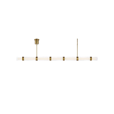 Wit 7 Glass Linear Suspension | Visual Comfort Modern