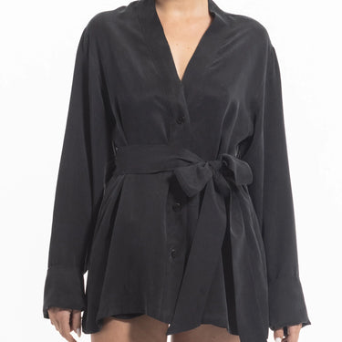 niLuu Women’s Harper Shirt Noir