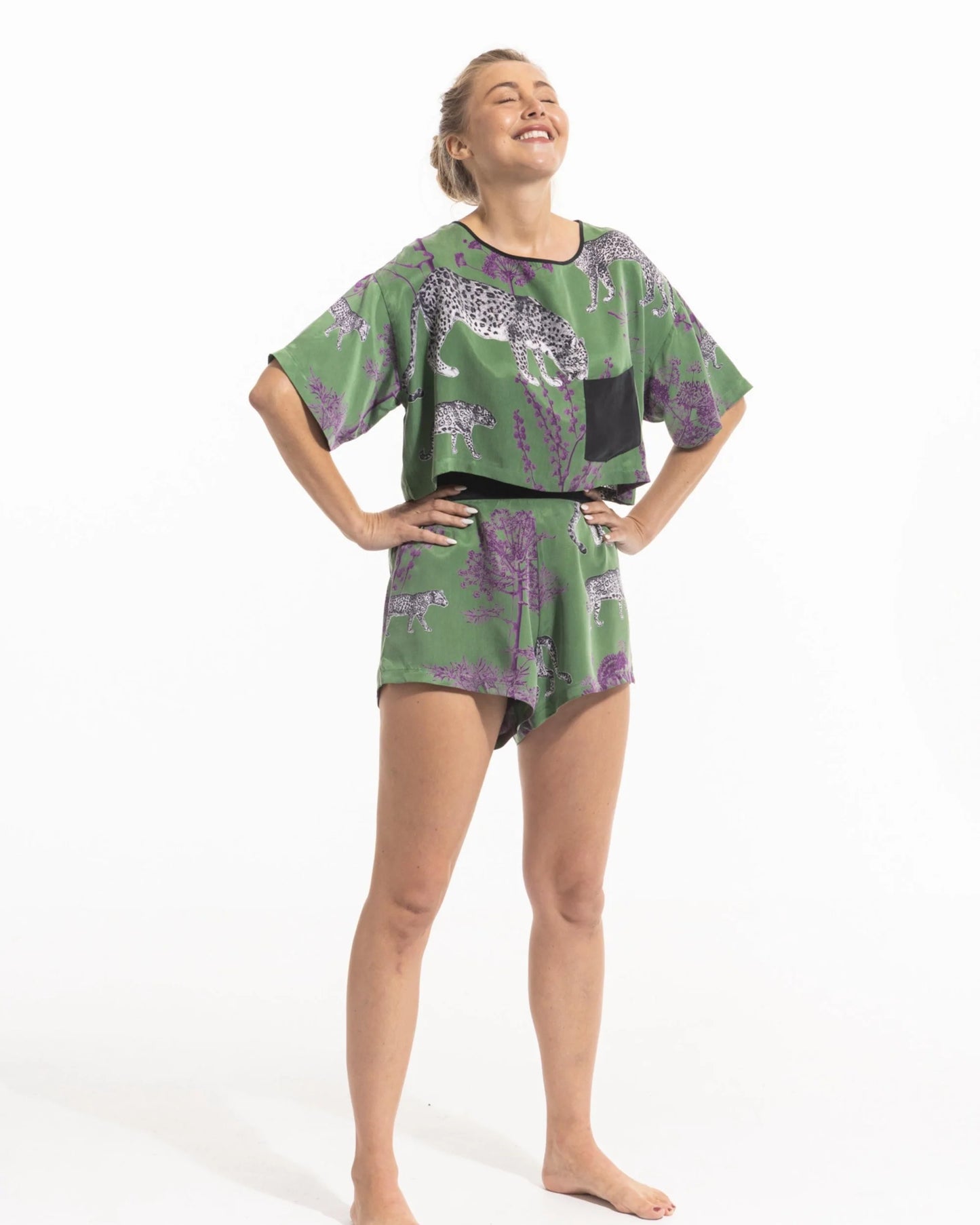 niLuu Women’s Harper Teddy Shorts Lennon
