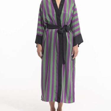 niLuu Women’s Kimono Robe Stripe