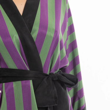 niLuu Women’s Kimono Robe Stripe