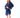 niLuu Women’s Mini Kimono Midnight Blue