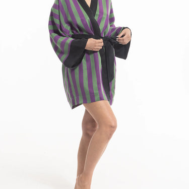 niLuu Women’s Mini Kimono Stripe