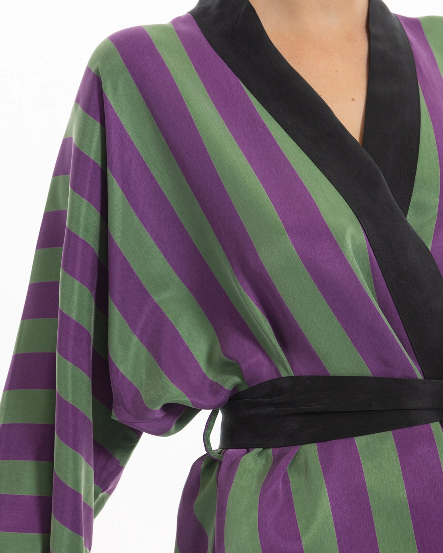 niLuu Women’s Mini Kimono Stripe