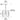 Wythe Small Chandelier | Modern Lighting - Dimensions