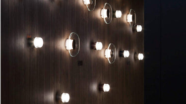Modern dimmable G9 wall lamp for bedroom, office, or hotel suite