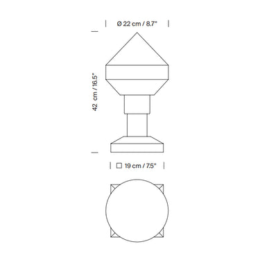 Santa & Cole Zeleste Table Lamp