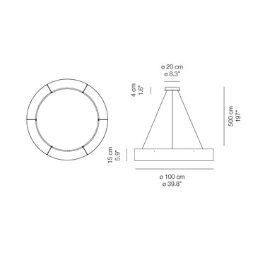 Zero1 Pendant Light by Karboxx