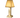 Albert Rechargeable Bedside Lamp | Forged Brass & Silk Shade | Brass finish with Silk Pleated shade