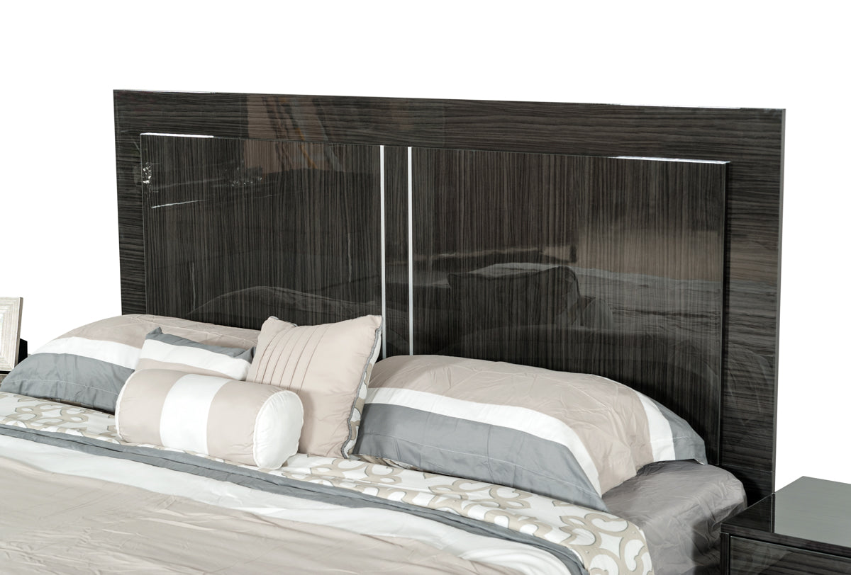 VIG Furniture Modrest Ari Italian Grey Bed
