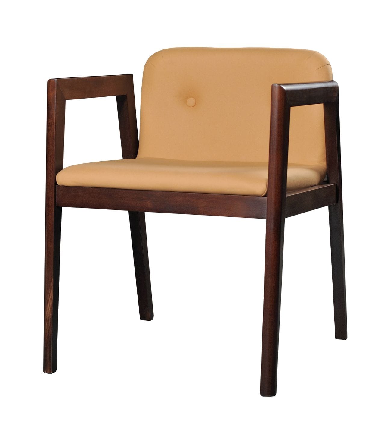 VIG Furniture Modrest Avrum Camel Leather Dining Chair Set of 2