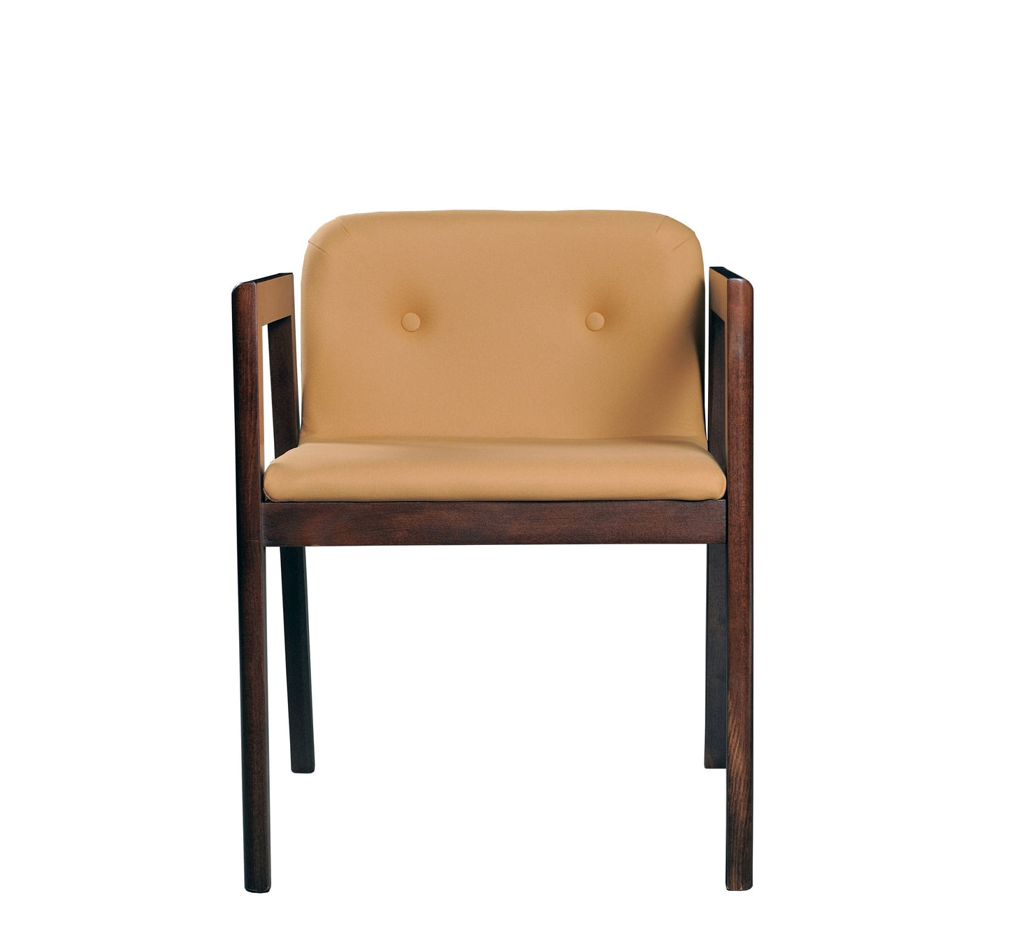 VIG Furniture Modrest Avrum Camel Leather Dining Chair Set of 2