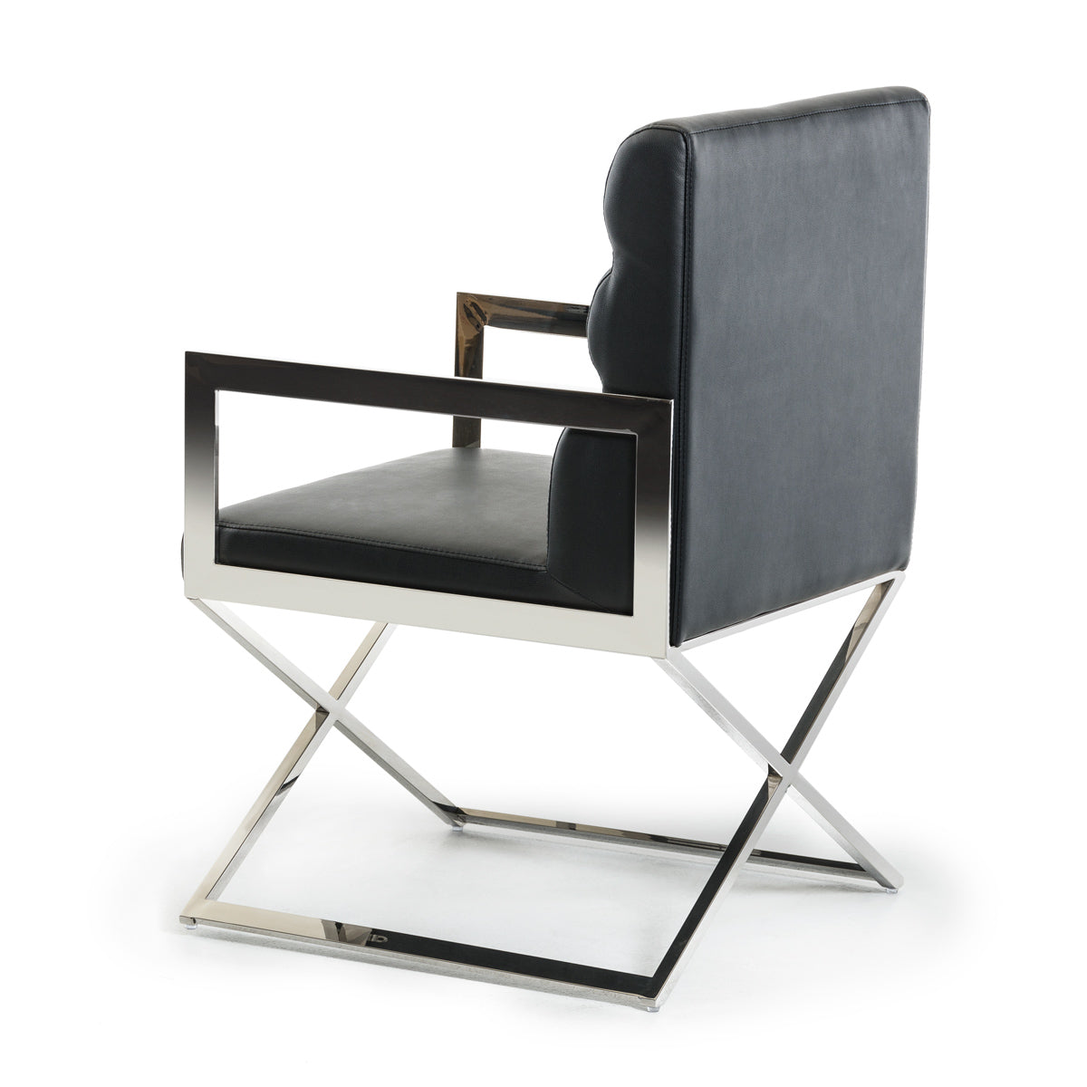 VIG Furniture Modrest Capra Black Leatherette Dining Chair