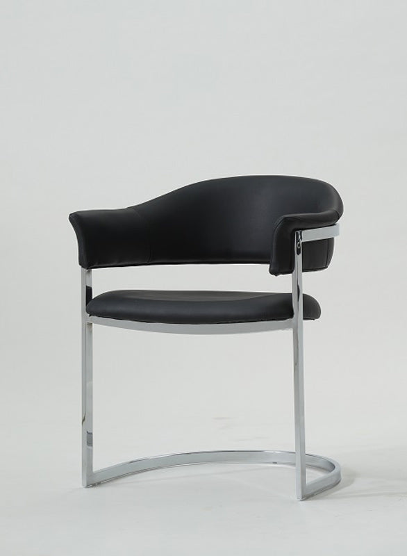 VIG Furniture Modrest Allie Black Leatherette Dining Chair