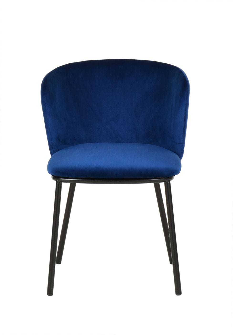 VIG Furniture Modrest Bessie Blue Velvet Dining Chair Set of 2