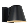 Modern Bowman 6 LED Outdoor Wall Sconce, Black Finish